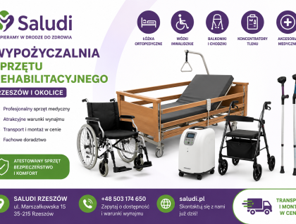 Wypożyczalnia sprzętu rehabilitacyjnego Rzeszów – Saludi