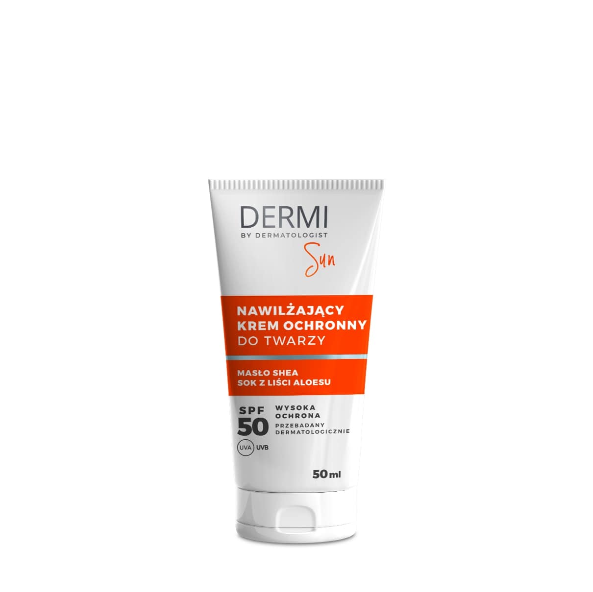 Солнцезащитный крем для лица Dermi Sun SPF 50, увлажняющий, 50 мл